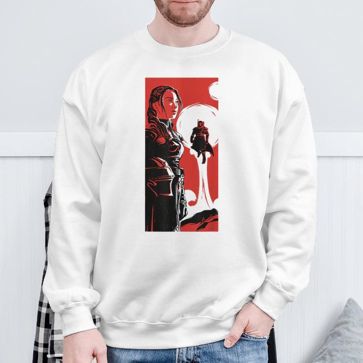 Star Wars The Book Of Boba Fett Fennec Shand Vintage Poster Sweatshirt Gifts for Old Men