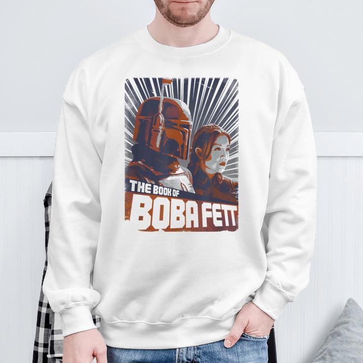 Star Wars The Book Of Boba Fett Retro Graphic Poster Sweatshirt Gifts for Old Men Star Wars The Book Of Boba Fett Retro Graphic Poster Sweatshirt Gifts for Old Men