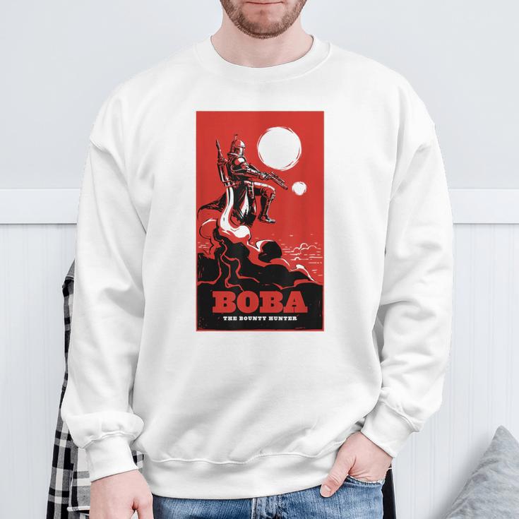Star Wars The Book Of Boba Fett Vintage Poster Sweatshirt Gifts for Old Men