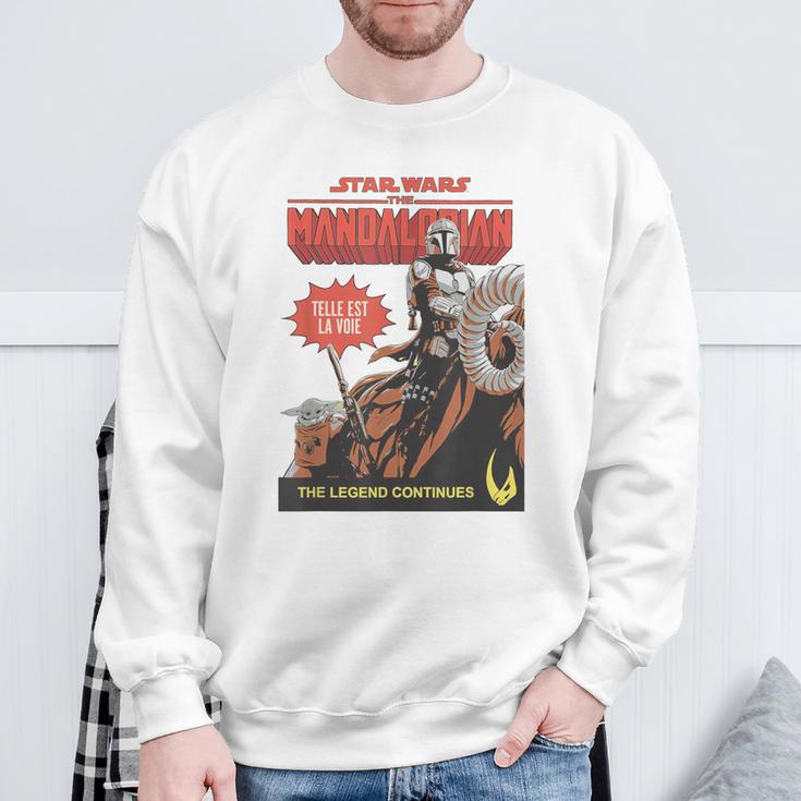 Star Wars The Mandalorian Telle Est La Voie Comic Book Sweatshirt Gifts for Old Men Star Wars The Mandalorian Telle Est La Voie Comic Book Sweatshirt Gifts for Old Men
