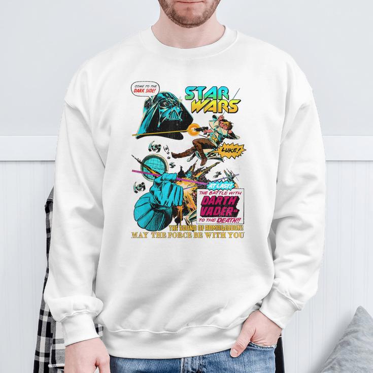 Star Wars Vader Luke Leia Epic Comic Book Teaser T-Shirt Sweatshirt Gifts for Old Men