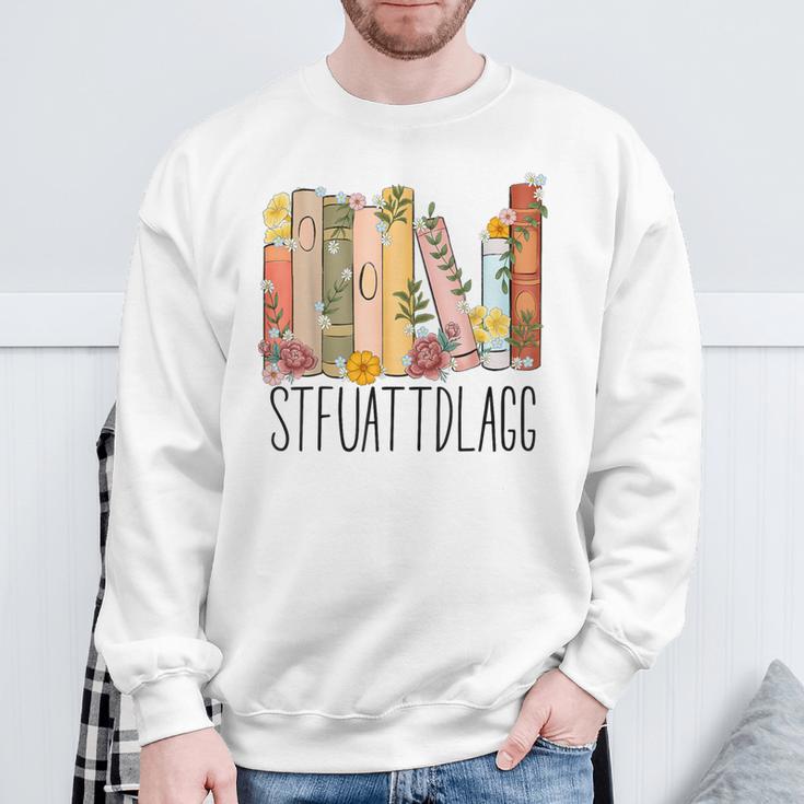 STFUATTDLAGG Buy Me Books And Tell Me To Stfuattdlagg Sweatshirt Gifts for Old Men