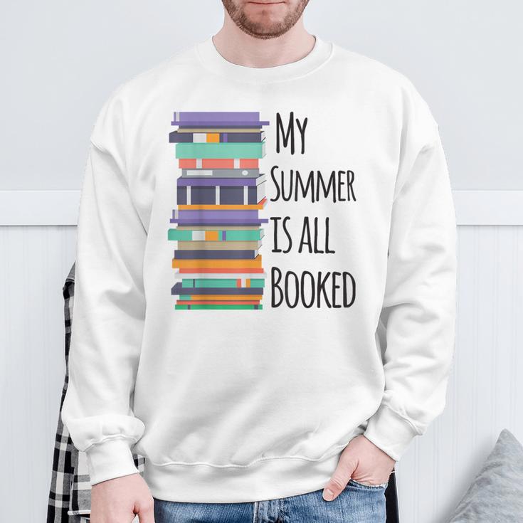 My Summer Is All Booked Book Reading Bookworm Men Women Girls Kids Sweatshirt Gifts for Old Men My Summer Is All Booked Book Reading Bookworm Men Women Girls Kids Sweatshirt Gifts for Old Men