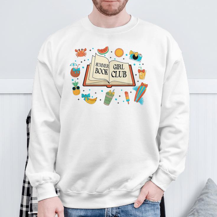 Summer Girl Book Club Beach Vacation For Book Lovers Sweatshirt Gifts for Old Men Summer Girl Book Club Beach Vacation For Book Lovers Sweatshirt Gifts for Old Men