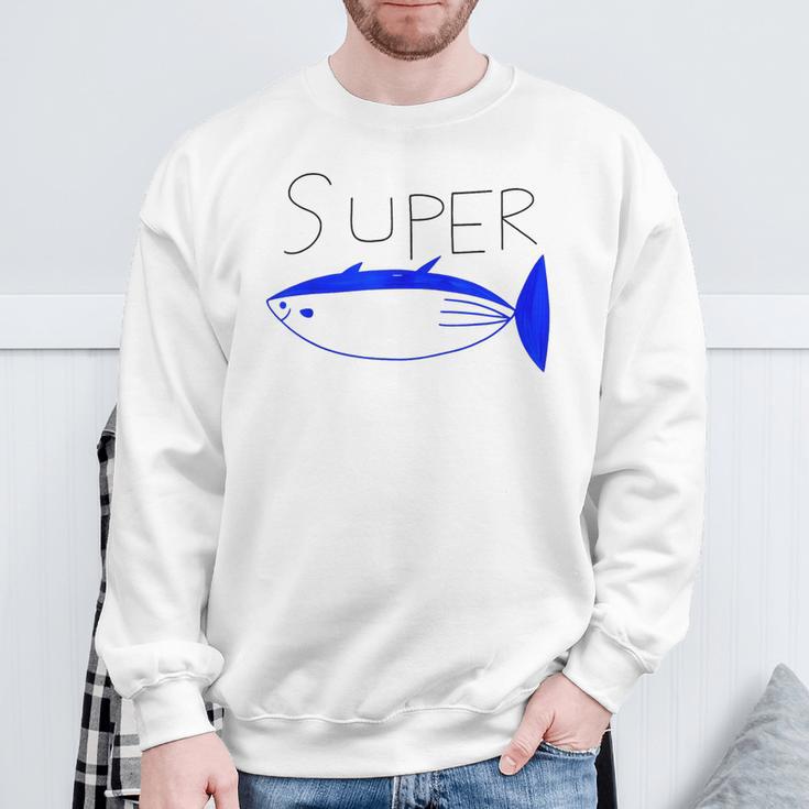 Super Tuna Tuna Fish スウェットシャツ 高齢者への贈り物
