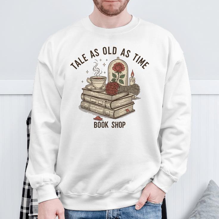 Tale As Old As Time Book Lover Floral Sweatshirt Gifts for Old Men Tale As Old As Time Book Lover Floral Sweatshirt Gifts for Old Men