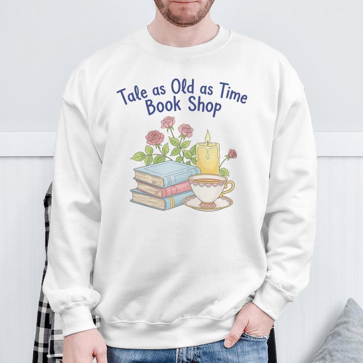 Tale As Old As Time Floral Bookshop Romantic Sweatshirt Gifts for Old Men Tale As Old As Time Floral Bookshop Romantic Sweatshirt Gifts for Old Men