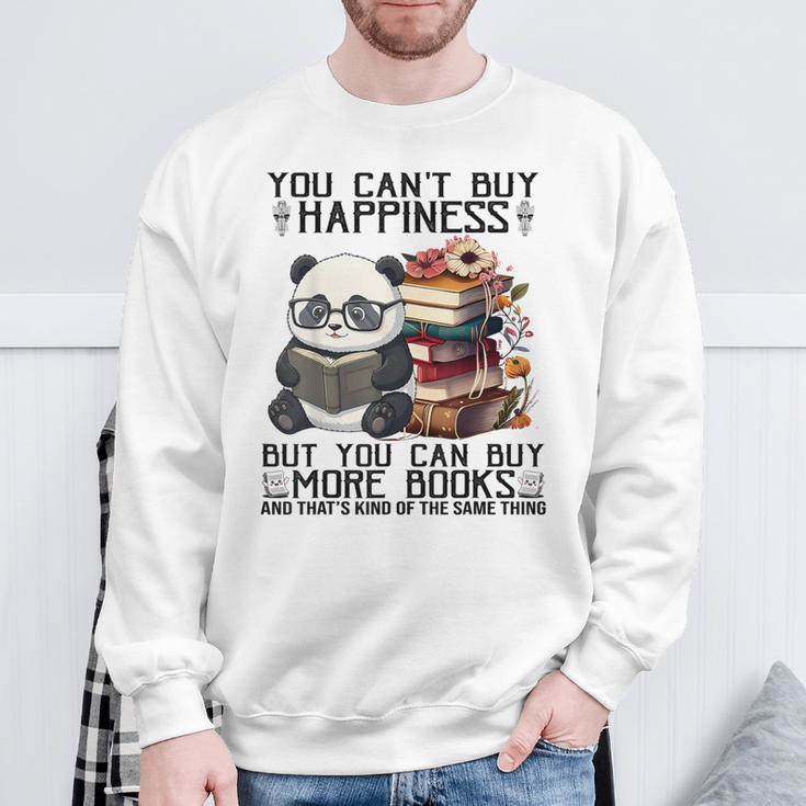 Teacher Bookworm Book Lover Panda Reading Book Librarian Tee Sweatshirt Gifts for Old Men