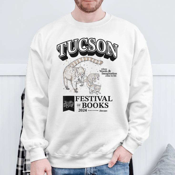 Tucson Festival Of Book TFOB 2024 Coatimundi Mascot Sweatshirt Gifts for Old Men