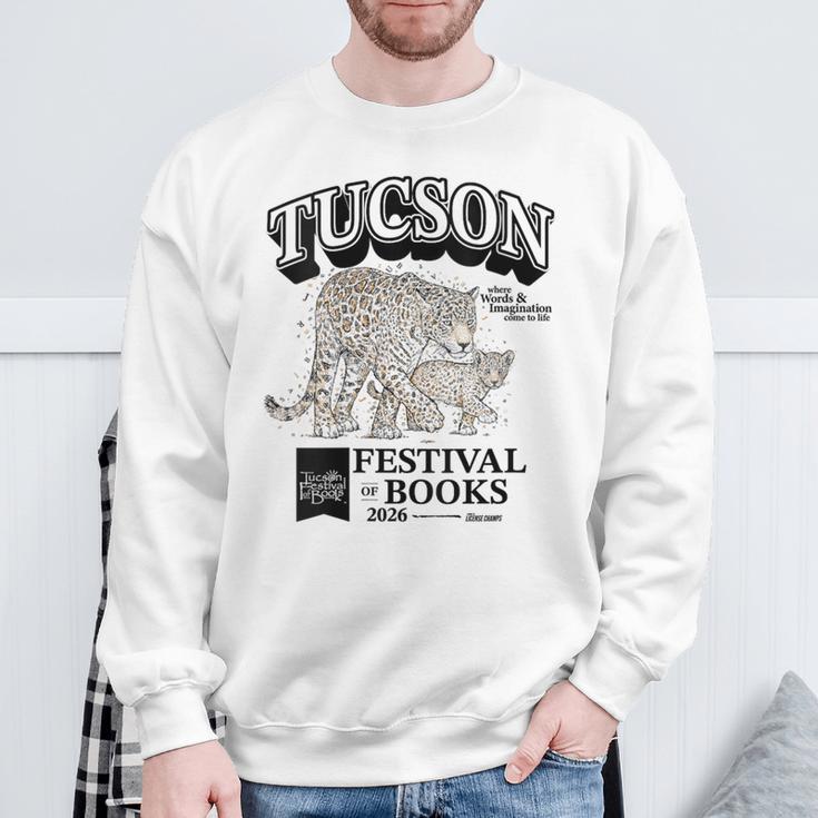 Women's Tucson Festival Of Book Merch TFOB 2026 Critter Jaguar Sweatshirt Gifts for Old Men