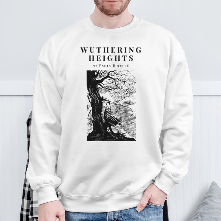 Wuthering Heights By Emily Bronte Vintage Book Cover Sweatshirt Gifts for Old Men Wuthering Heights By Emily Bronte Vintage Book Cover Sweatshirt Gifts for Old Men