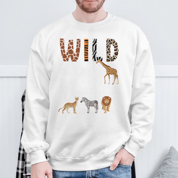 Zoo Animals Wild About Reading Books Reader Lover Librarian Premium Tri-Blend Sweatshirt Gifts for Old Men