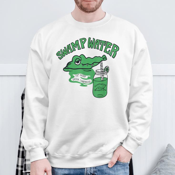 かわいいワニのクロコダイルグラフィックジャングルtシャツtシャツ スウェットシャツ 高齢者への贈り物