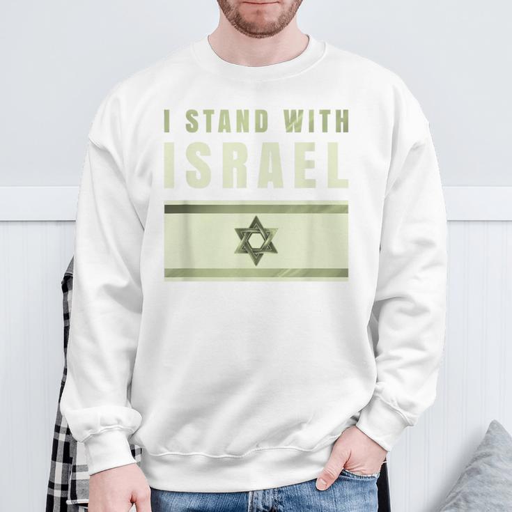 イスラエルtシャツ Idf イスラエル Itand With Israel イスラエル国旗 スウェットシャツ 高齢者への贈り物