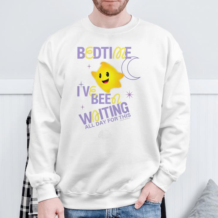 ザ・スーパーマリオギャラクシー・ムービー Yellow Luma Bedtime スウェットシャツ 高齢者への贈り物