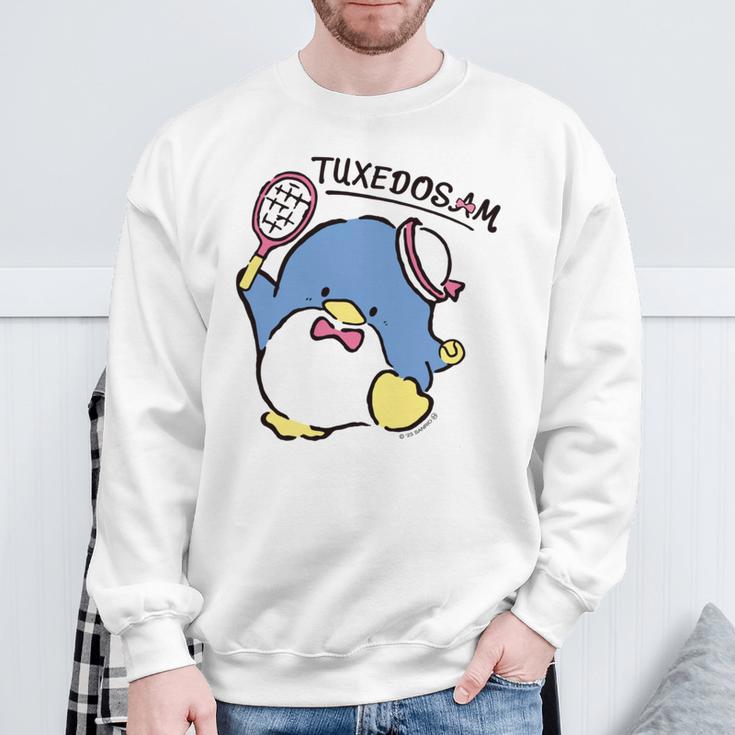 タキシードサム テニス 長袖tシャツ スウェットシャツ 高齢者への贈り物