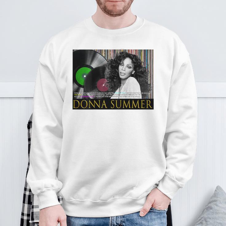 ドナサマー_001_Back Printed スウェットシャツ 高齢者への贈り物