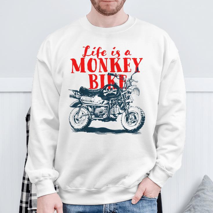 モンキーバイクバイク スウェットシャツ 高齢者への贈り物