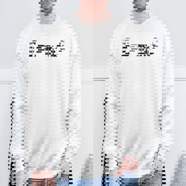 物理相対性理論e Mc2方程式の式 EMc2 スウェットシャツ 高齢者への贈り物