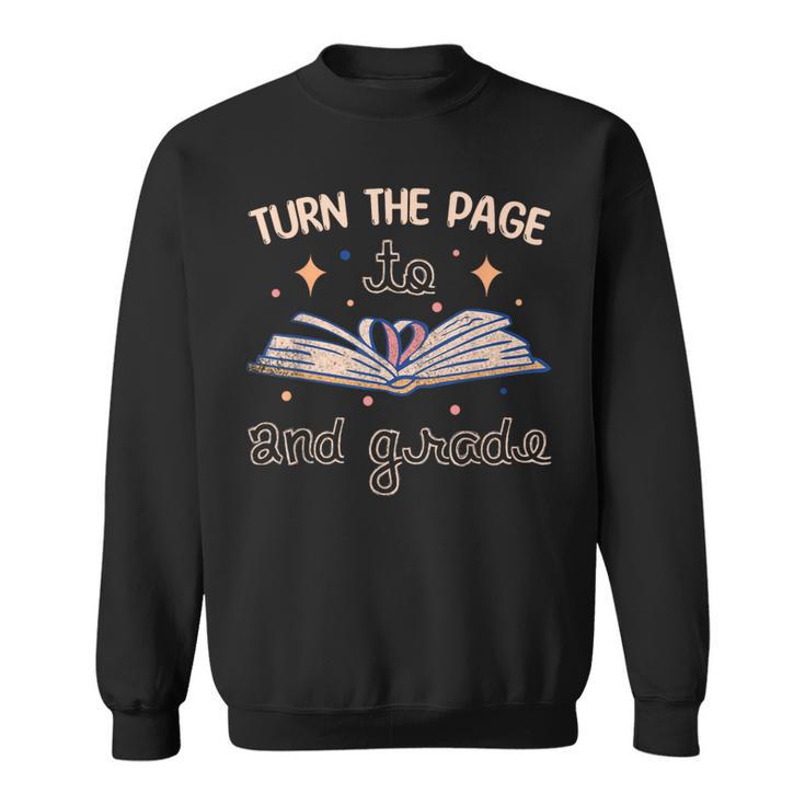 2nd Grade Book Lover Book Nerd Back To School Sweatshirt