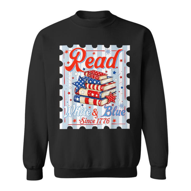4th Of July Patriotic Read Blue Books Men Women Kid Sweatshirt