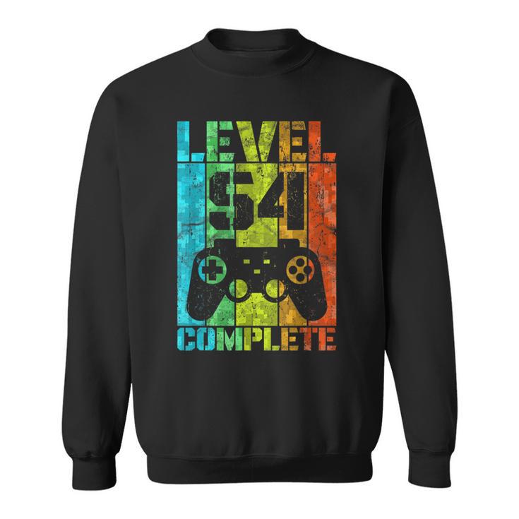 54º Cumpleaños Hombre Gamer Nivel Completo 54 Años Camisa de entrenamiento