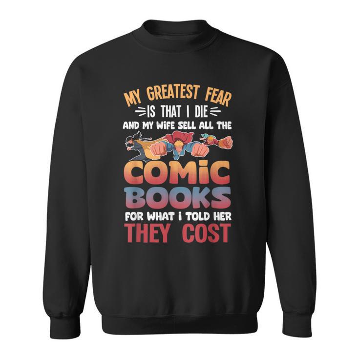 Action Figure Collector Comic Books Sweatshirt