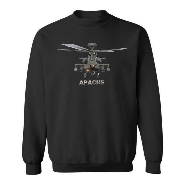 Ah-64 アパッチヘリコプター スウェットシャツ
