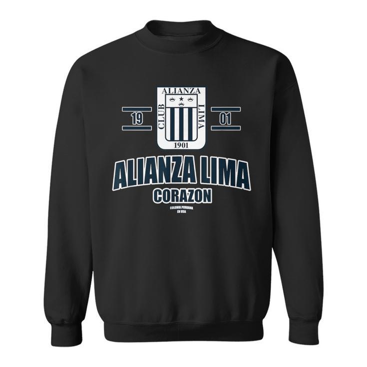 Alianza Lima Peru メンズ レディース サッカー ペルーエスクード スウェットシャツ