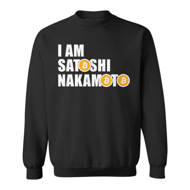 I Amatoshi Nakamoto Bitcoin Creator Meme スウェットシャツ