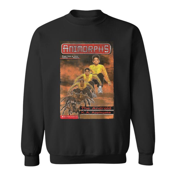 Animorphs The Android Tarantula Transformation Book Cover Sweatshirt