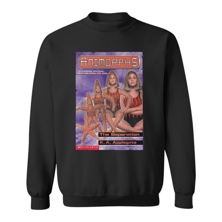 Animorphs The Separation Starfish Transformation Book Cover Sweatshirt