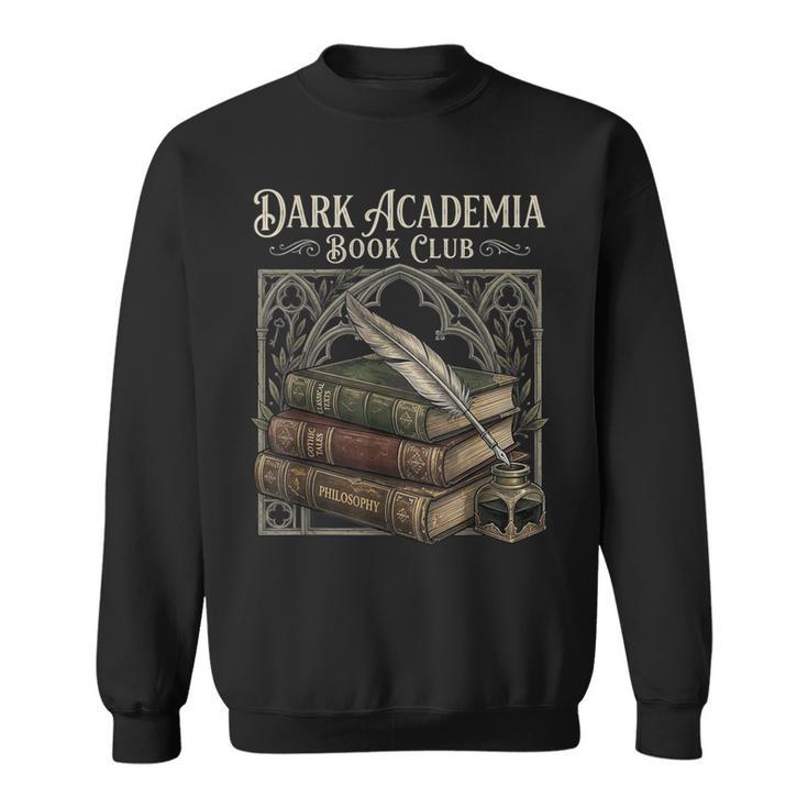 Apparel Dark Academia Book Club Aesthetic Reader Sweatshirt