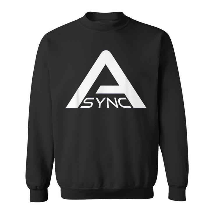 Async Backroom Pixels Research スウェットシャツ