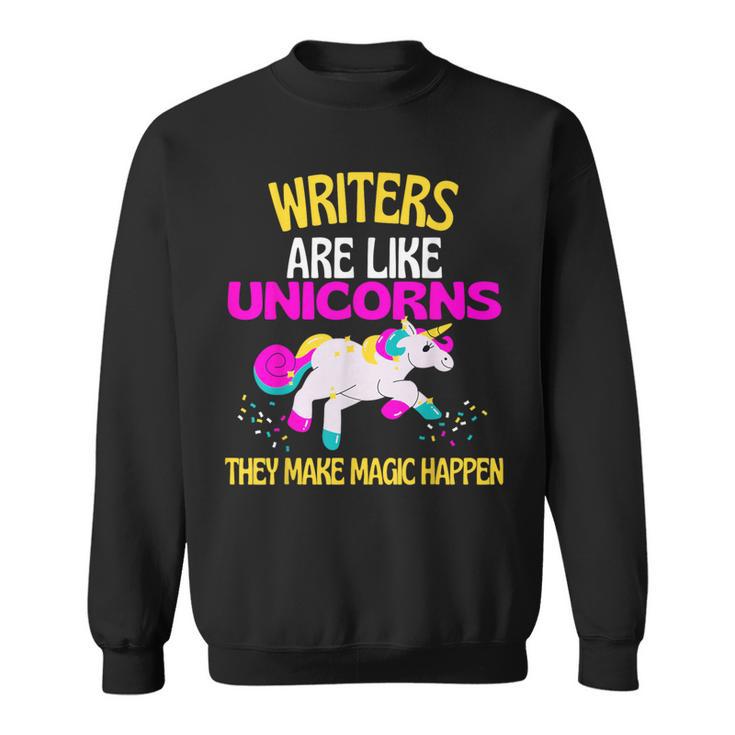 Authors Writer Magic Funny For Book Publisher And Writers Sweatshirt