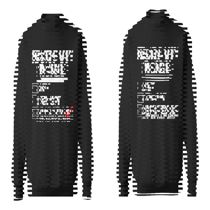 Bachelor メンズ シャツ Rasons Why I'mingle Big Dick Fun スウェットシャツ