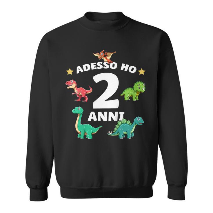 Bambino 2 Compleanno Bambini & Dinosauro Regalo Di 2 Anni Felpa
