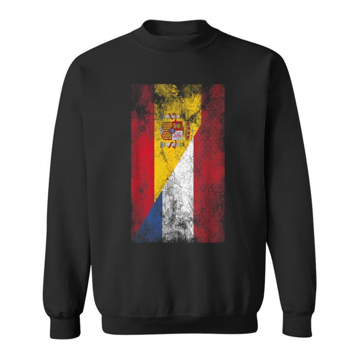 Banderas De España Y Países Bajos Español Holandés Camisa de entrenamiento