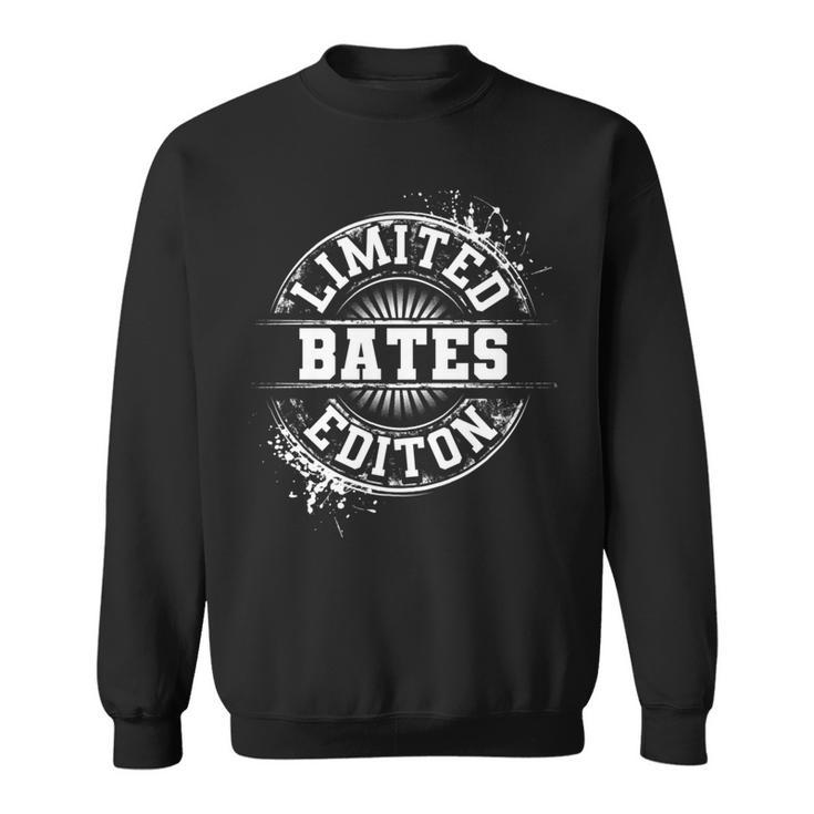 Bates 面白い 苗字 ファミリーツリー 誕生日 同窓会 ギフトアイデア 長袖tシャツ スウェットシャツ