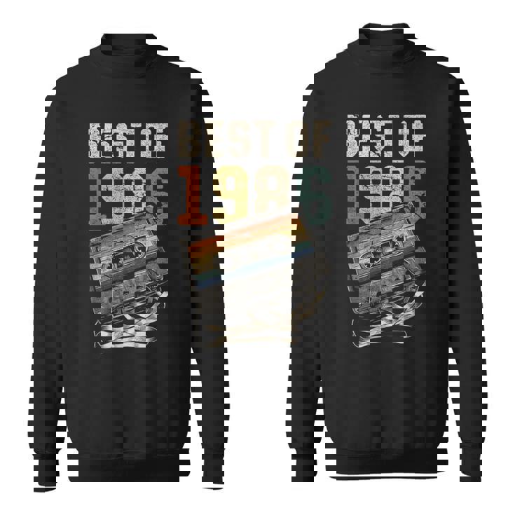 Best Of 1986 カセットテープ 40年 音楽 レトロ 誕生日 スウェットシャツ