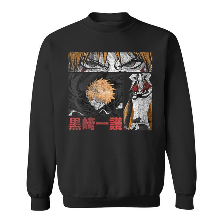 Bleach Graphic Ichigo Comic Book Style Anime Sweatshirt