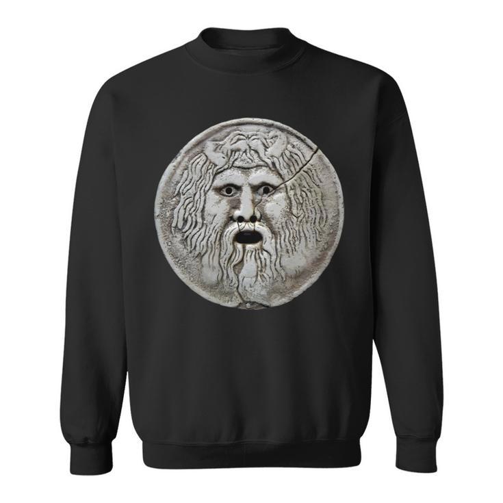 Bocca Dellaerita 真実の口 古代マスク 長袖tシャツ スウェットシャツ