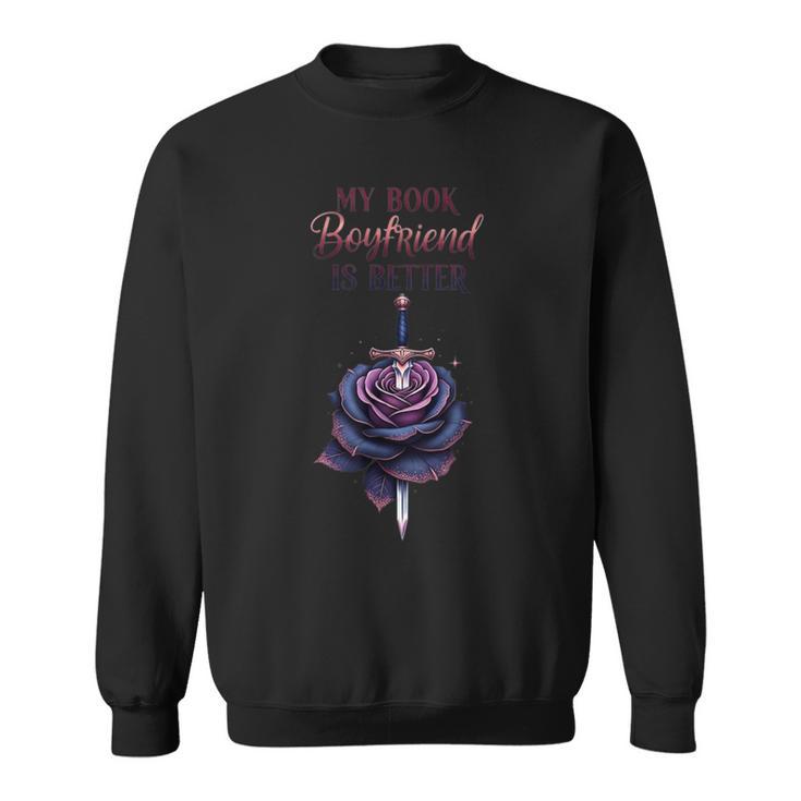 Book Boyfriend Forever Tee Romantasy Readers Sweatshirt