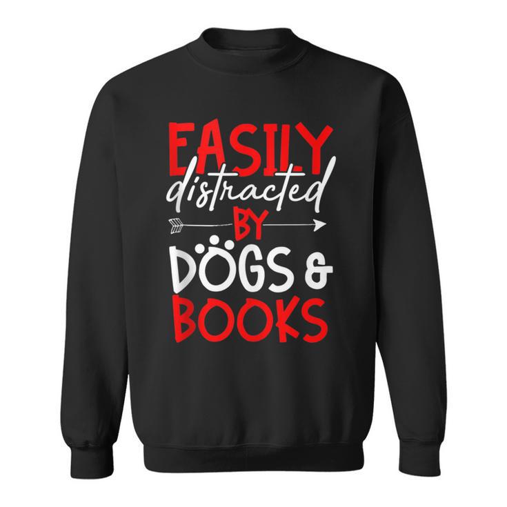 Book Dog Lover Reading Library Librarian Sweatshirt