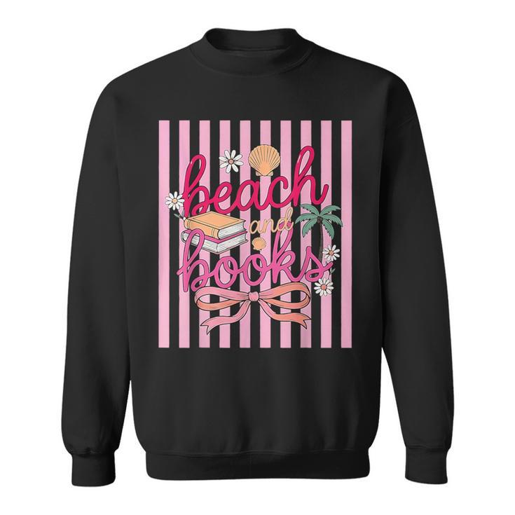 Book Girl Summer Beach Club Summer Reading Sweatshirt