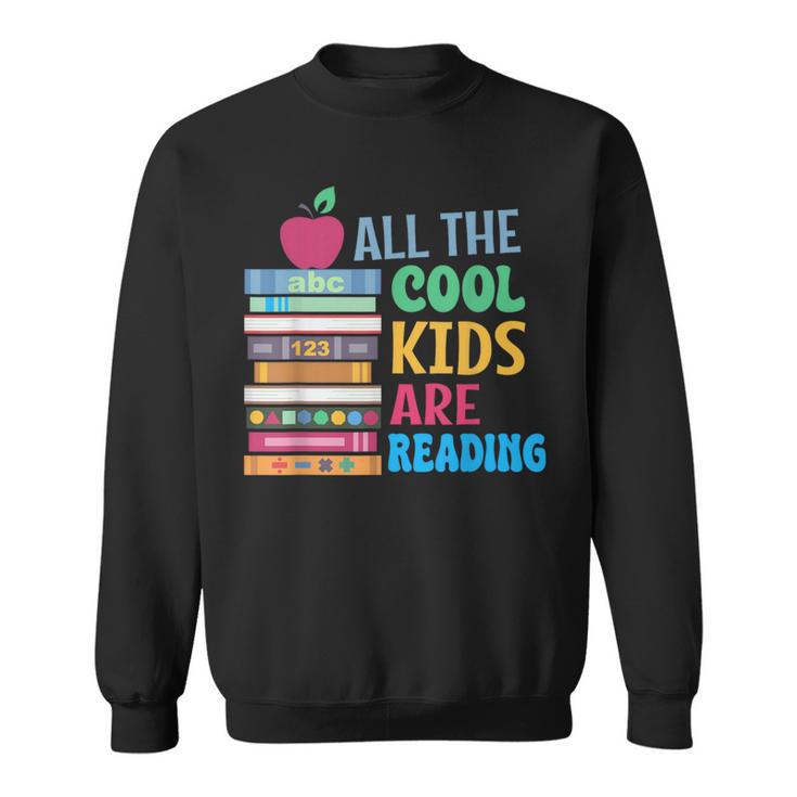 Book Lover All The Cool Kids Reading Sweatshirt