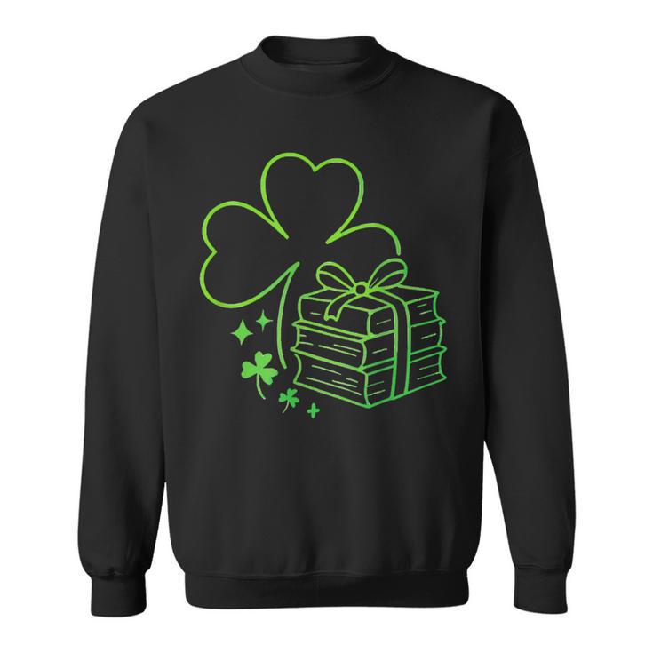 Book Lover St Patrick Day Librarian Teacher St Paddys Sweatshirt