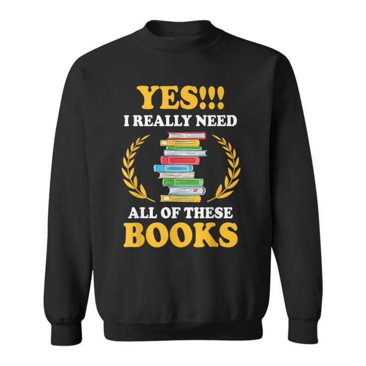 Book Reading Books Library Reading Rat Bookworm Sweatshirt