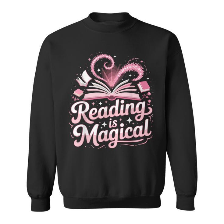 Book Reading Reading Is Magical Sweatshirt