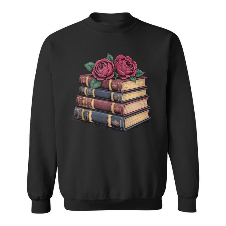 Book Roses SMUT Romance Book Sweatshirt